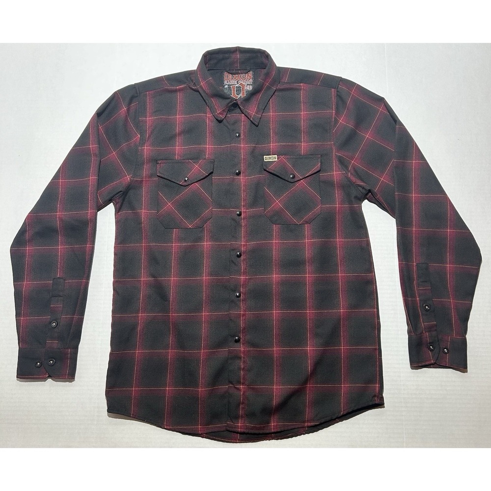 Dixxon "9th Street" Flannel Men's Size Medium Biker Work Wear Casual Plaid